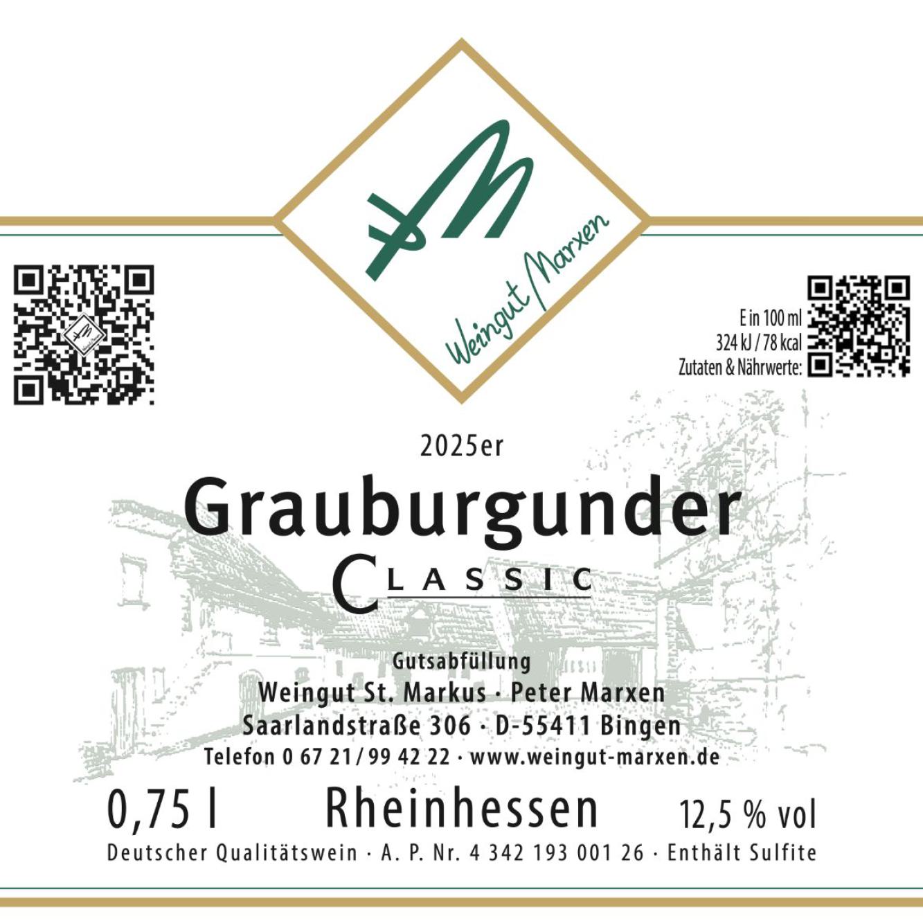 055 25_Etikett_Grauburgunder CLASSIC
